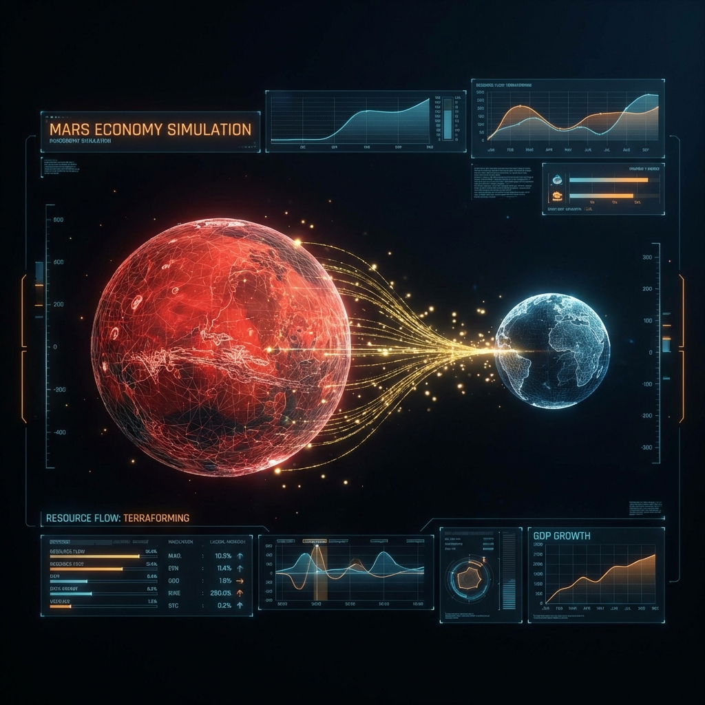 Mars Economy Hologram